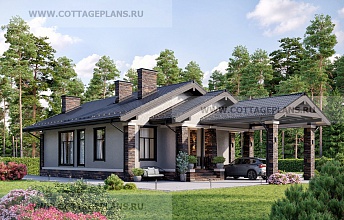 Проекты одноэтажных домов в Москве — цены, фото | Купить проект одноэтажного дома | ИнноваСтрой