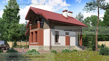 Проекты домов с балконом в Казахстане