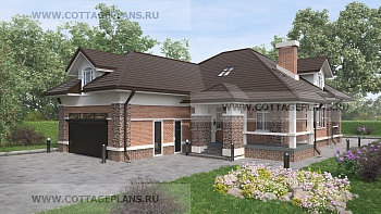 Г-образная крыша дома с равными фронтонами - Строительство домов и дач