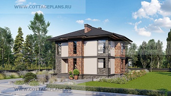 Проекты домов из кирпича: каталог кирпичных коттеджей под ключ в Москве с фото и ценами